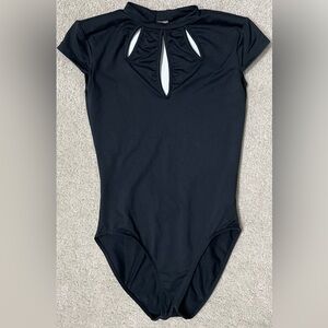 Ballet Rosa Black Leotard, Adult Small